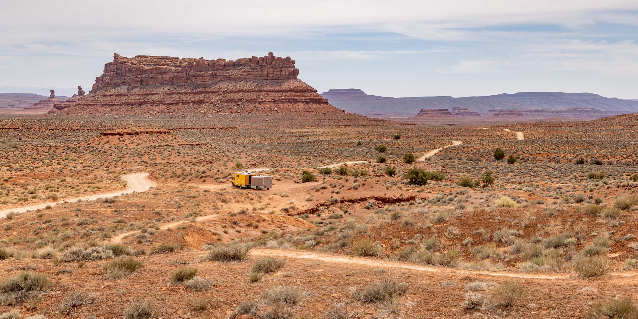 Landscape, Valley of the Gods, Mexican Hat UT, April 15, 2022