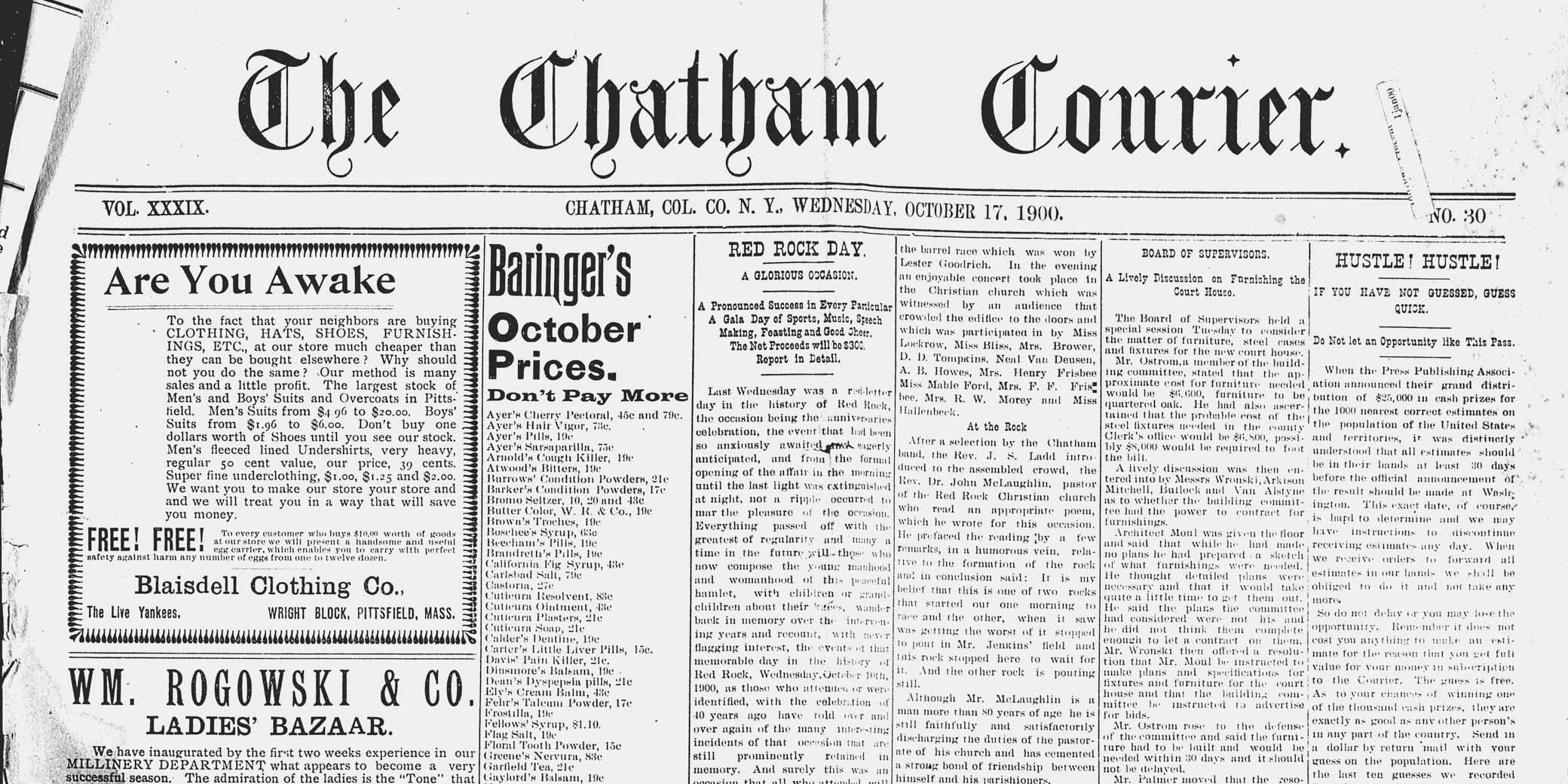 Oct 17, 1900 Chatham Courier pg 1