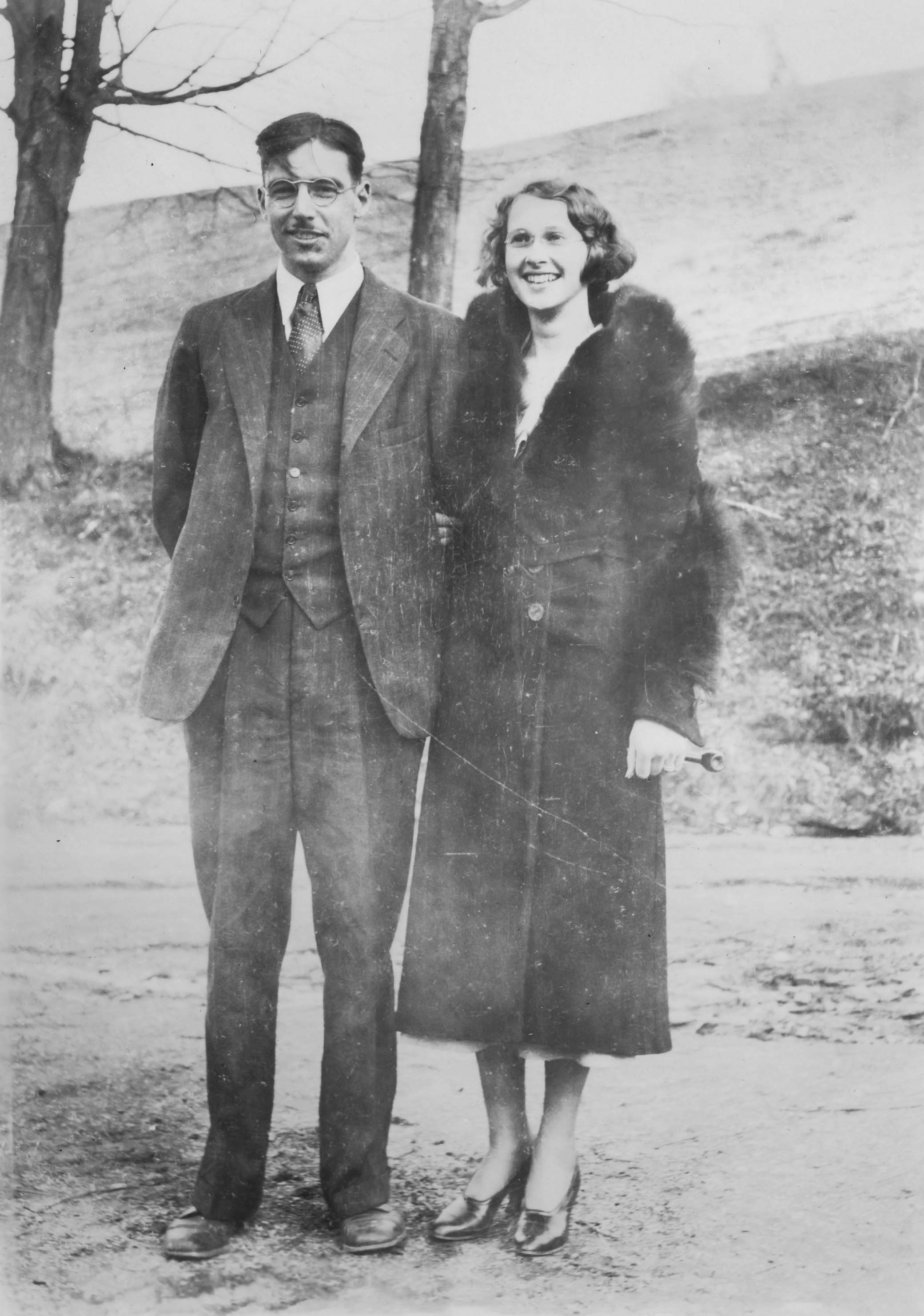 Jack and Ethel Coxon at Goodrich family gathering at Fred & Georgia's